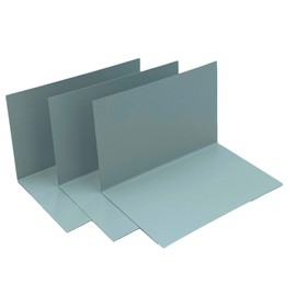 Eagle 1 Shingle Step Flashing- Heavy Duty 26 Gauge Shingle Roof Flashing - 5"x5"x8" Long (25, White)