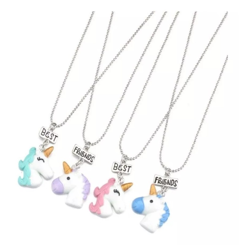 Veraly Collar Unicornio Mejores Amigos Best Friends Regalo Calidad