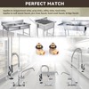 2PCS Installation Kit Commercial Faucet, iVIGA Wall Mounting Faucets Installation