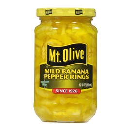 Mt. Olive Mild Banana Pepper Rings - 12 Oz Jar (Pack of 3)