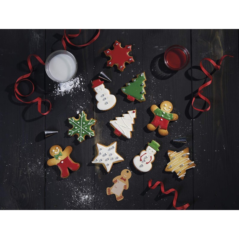 KitchenCraft Sweetly Does It Ultimate Christmas Cookie Cutter Set with