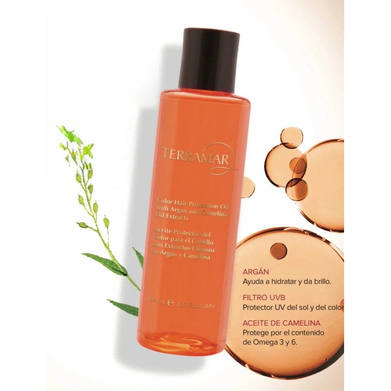 Óleo Capilar Aceite Protector De Color Terramar 98mls
