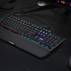 GTRACING Gaming Keyboard, Waterproof RGB Backlit Keyboard, Blue Switches, Ergonomic