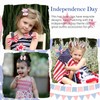 2pcs 4th of July Hair Bows for Girls, Red White