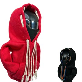 ROFIGL Gear Shift Cover,Gear Shift Hoodie, Universal Car Shift Knob Hoodie, Mini Hoodie for Car Shifter, Automotive Interior Cute Gadgets, red car Accessories and Decorations