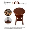 DJAR Wooden Drafting Stool, Beech Wood, Artist Stool Chair with