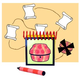 Handcrafted Handy Dandy Notebook inspired notebook 'Treasure'