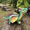 TigerTaleToys Dragon Plush Dragon, Real, 23.6 inches (60 cm), Pet,