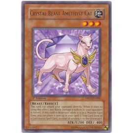 YuGiOh Jesse Anderson Crystal Beast Amethyst Cat DP07-EN002 Rare [Toy]