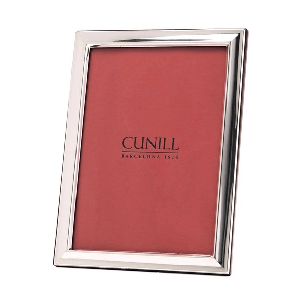 Cunill Barcelona Plain Beveled Sterling Silver Frame, 5" x 7"