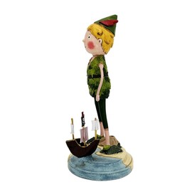 Lori Mitchell 15512 Peter Pan Storybook Figurine 7.5"