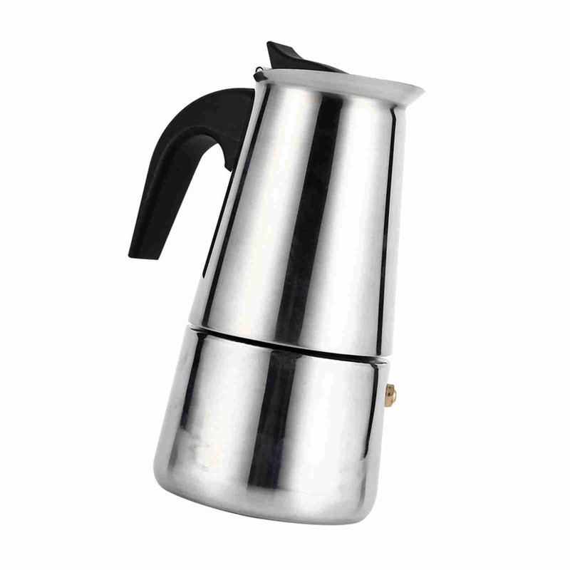 Stainless Steel Percolator Moka Pot Coffee Maker Stove Home Office