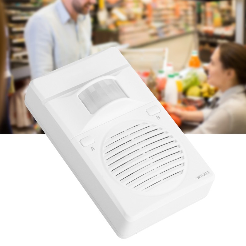WT‑X11 Rechargeable Sensor Detector Voice Reminder Doorbell Sound Speaker 110‑240V