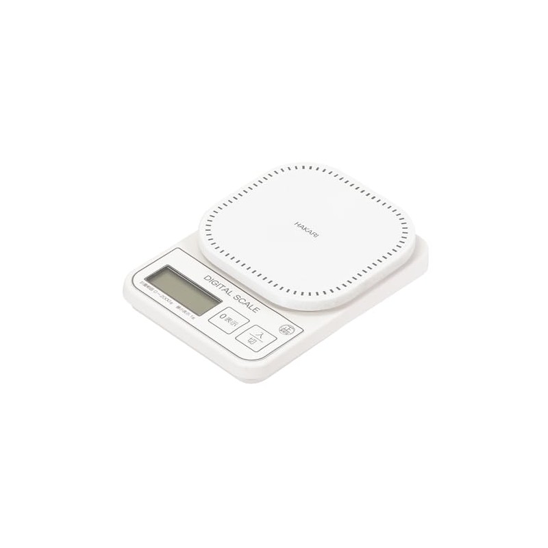 Pearl Metal Compact Digital Kitchen Scale, 4.4 lbs (2.0 kg),