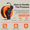SuperHandy Retractable Air Hose Reel - 3/8" x 50' Commercial