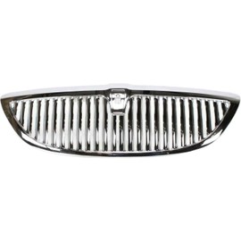 Lomteop Grille Assembly with Emblem Provision Plastic Bumper Grill Chrome 9609557