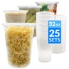 Reli. Deli Containers with Lids (25 Sets), 32 oz |