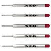 High-Quality Metal Ballpoint Pen Refills, Heavy-Duty, Medium Size, Also Suitable
