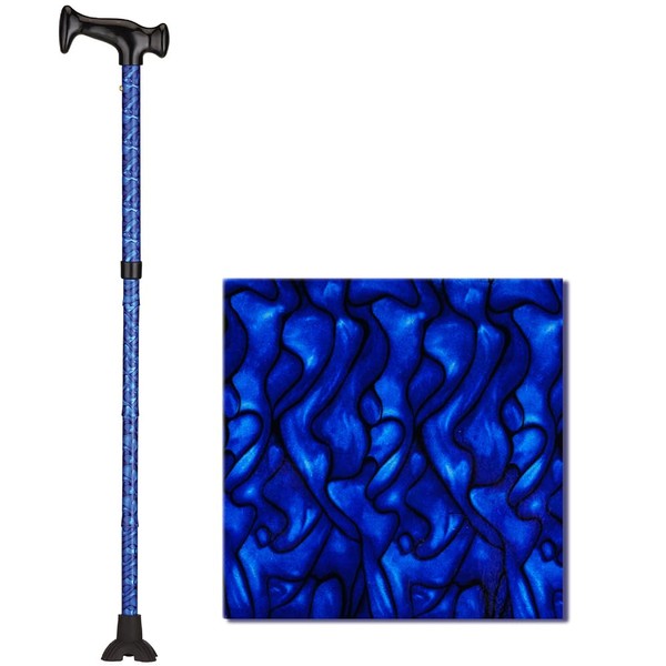 NOVA Walking Cane with Wood Grip Handle, Lightweight Adjustable Cane