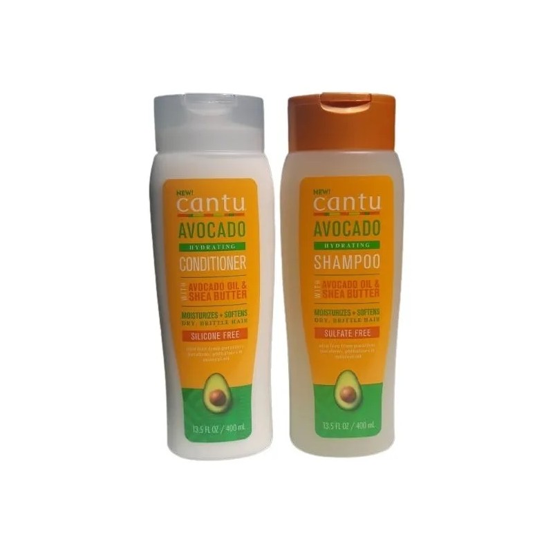 Shampoo + Acondicionador Cantu Aguacate Sin Sulfatos