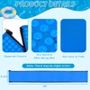 Vincreem 6 ft Pool Handrail Cover with Zippers Anti-Slip for