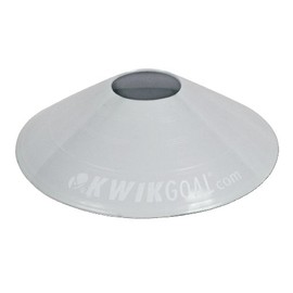 Kwik Goal 6A1002 Small Disc Cone, Pack of 25 (White)
