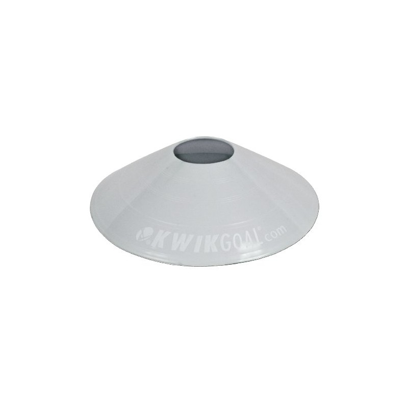 Kwik Goal 6A1002 Small Disc Cone, Pack of 25 (White)