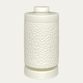 Van Dang Moonscape Candle Texturized Crater Surface Luxury Aromatherapy Porcelain Decor Notes of Pink Pepper, Jasmine, Sambac, Musk & Amber Long Lasting 80 Hour Burn Time 330g (Acid Washed Dream)