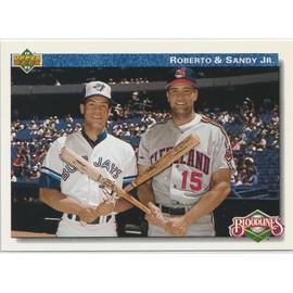 1992 Upper Deck Baseball Bloodlines Roberto & Sandy Alomar Jr. #81 WN17