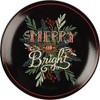 Primitives By Kathy 108259 Merry and Bright Plate, 12-inch Diameter,