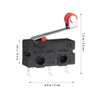 10 Pieces Micro Momentary Hinge Roller Lever Arm SPDT Micro