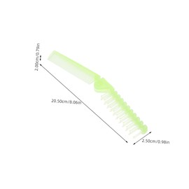 Beavorty Pack Mini Travel Hair Brush Set Compact Folding Brush Soft Paddle Anti-static for Curly Straight Hair Green Blue Pink