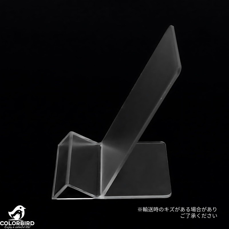 COLORBIRD Acrylic Stand 10 Pcs Transparent Display Stand Card Stand