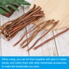 PATIKIL 36 Pcs 20cm Wood Log Sticks, 0.2-0.5 inch in