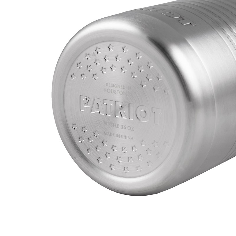 Patriot 36oz Water Bottle perfect for Hiking, Camping, Exercising, Biking