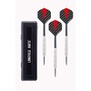 Engelhart 3 semi-professional nickel silver arrows steel darts silver barrel,