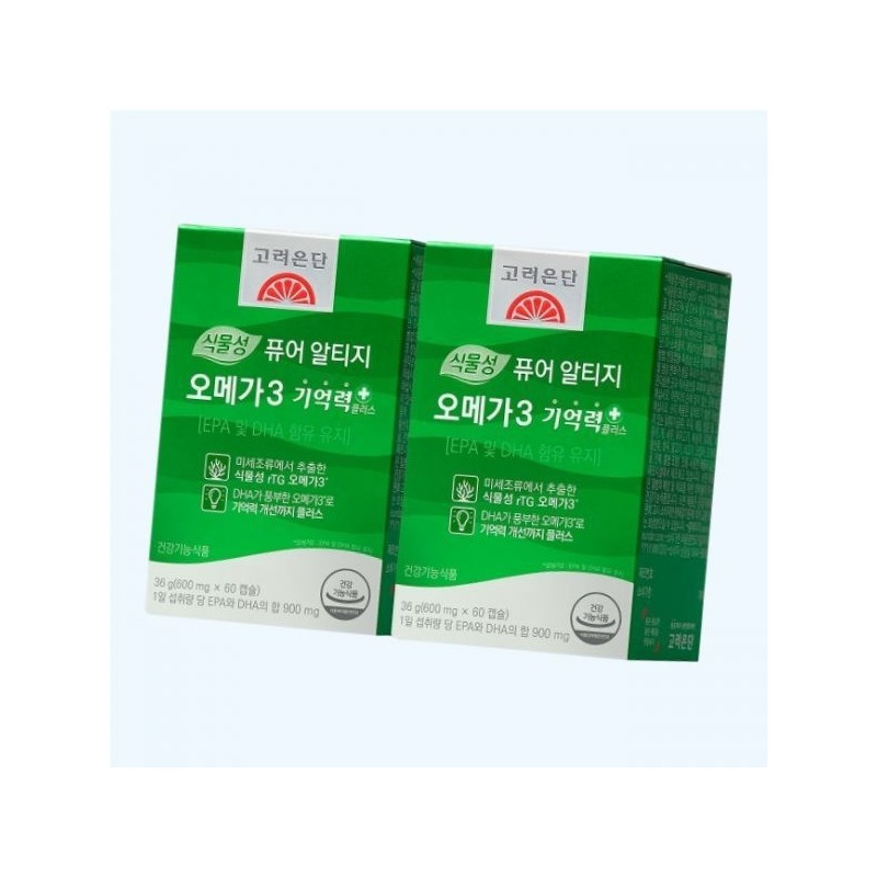 Goryeo Eundan Korea Eundan Vegetable Pure RTJ Omega 3 Memory