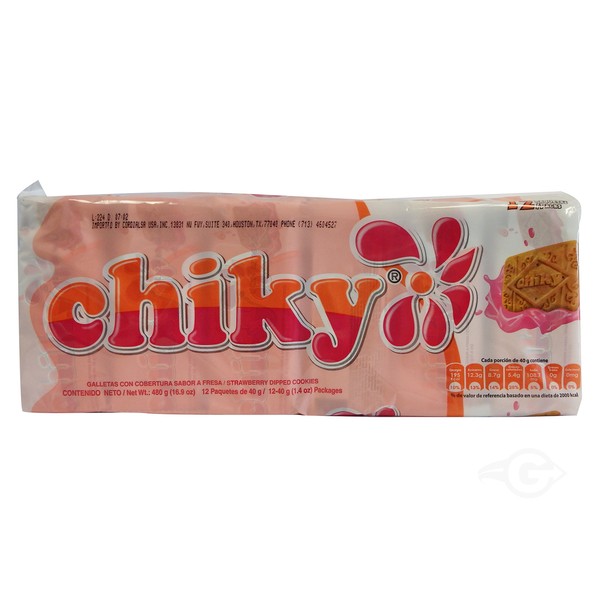 Pozuelo Chiky Strawberry Cookie 16.9 oz - Galletas de Fresa (Pack of 1)