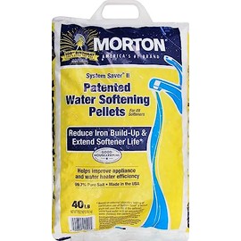 Morton Clean and Protect II Water Softening Pellets, 40-Pound, 40 Pound