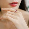 Nobody Has It All Together Pink Band Ring Silver Self