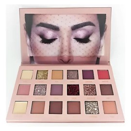 Paleta De Sombras Nude 18 Tonos Maquillaje Incluye Espejo                                                                                             