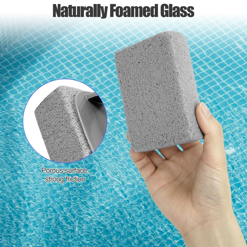 6 Pcs Pumice Stone for Cleaning, Cleaning Pumice Stone with