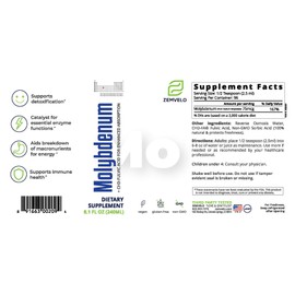 Liquid Ionic Molybdenum | 3 Month Supply | Trace Mineral | Body Disposition | Energy Support | Restful Sleep