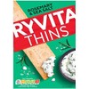 Ryvita Thins Rosemary & Sea Salt Flatbreads, 125g