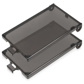 DBVC-1 Extra Duty 1-Gang Vertical Outdoor Outlet Cover for Arlington DBVR1C/DBVS1C/DBVM1C/60VC Electrical Box, Type 3r Enclosure Cover Clear 2-Pack