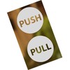 Pull Push Door Signs Stickers Shop Window Salon Bar Cafe