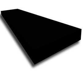 FoamTouch 3" Height x 48" Width x 72" Length Camper/RV bunk Mattress (Foam Only) Charcoal -No Cover