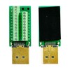 Jienk DisplayPort Solderless Male Quick Connector, 20Port Terminal Solderfree Breakout
