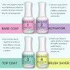 Saviland 20ml Dip Powder Liquid Set, Base Activator Top Coat