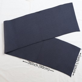 TinaKim Ribbing Fabric,Waistbands Hem Cuffs Rib Knit Jersey Trim Material, for Jacket Sweatshirt Pants Sewing (Dark Grey, 36x6in)